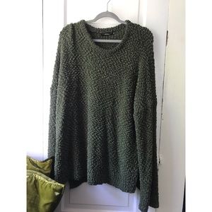 Moss Green Jennaration Andreé by Unit Popcorn Sweater